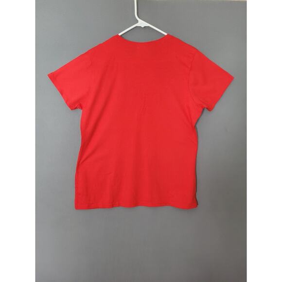 Elf Santa! I Know Him! Buddy Funny Christmas T-Shirt Womens Size Large - Picture 7 of 7